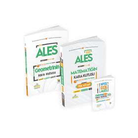 2023 Ales Matematik Tek Kitap ve Geometrinin Kara Kutusu Konu Ö.D. Çözümlü Çıkmış Soru Bankası Seti