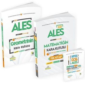 2023 Ales Matematik Tek Kitap ve Geometrinin Kara Kutusu Konu Ö.D. Çözümlü Çıkmış Soru Bankası Seti