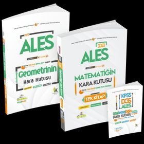 2023 Ales Matematik Tek Kitap ve Geometrinin Kara Kutusu Konu Ö.D. Çözümlü Çıkmış Soru Bankası Seti