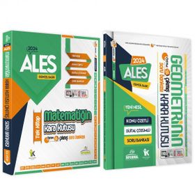 2023 Ales Matematik Tek Kitap ve Geometrinin Kara Kutusu Konu Ö.D. Çözümlü Çıkmış Soru Bankası Seti
