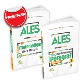 2023 Ales Paragraf ve Problemler Kara Kutu Konu Özetli Dijital Çözümlü Ösym Çıkmış Soru Bankası 2li Set