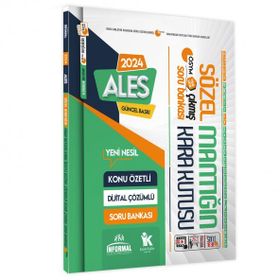 2023 Ales Sözel Mantığın Kara Kutusu Konu Özetli Dijital Çözümlü Ösym Çıkmış Soru Havuzu Bankası
