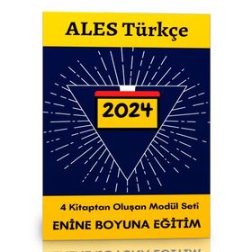 2023 ALES Türkçe Enine Boyuna Modüler Kitap 4 Kitap Seti