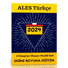 2023 ALES Türkçe Enine Boyuna Modüler Kitap 4 Kitap Seti
