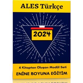 2023 ALES Türkçe Enine Boyuna Modüler Kitap 4 Kitap Seti
