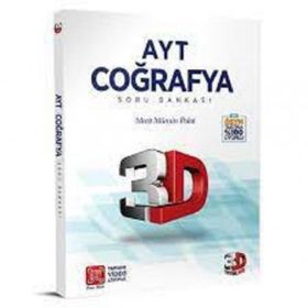 2023 AYT 3D Yayınları Coğrafya Tamamı Video Çözümlü Soru Bankası