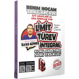 2023 AYT Adayları ve Ara Sınıflar İçin Taktiklerle Limit Türev İntegral Konu Anlatımlı Soru Fasikülü - Benim Hocam Yayınları