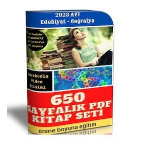 2023 AYT Coğrafya ve Edebiyat Modüler PDF Kitap Seti