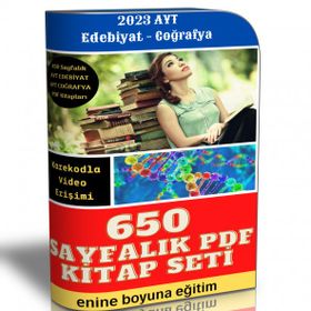 2023 AYT Coğrafya ve Edebiyat Modüler PDF Kitap Seti