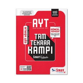 2023 AYT Eşit Ağırlık Tam Tekrar Kampı - Sınav Yayınları