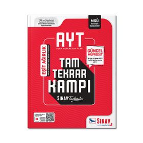 2023 AYT Eşit Ağırlık Tam Tekrar Kampı - Sınav Yayınları