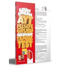 2023 AYT Felsefe Çek Kopar Yaprak Test - Benim Hocam Yayınları