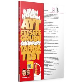 2023 AYT Felsefe Çek Kopar Yaprak Test - Benim Hocam Yayınları