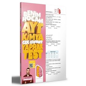 2023 AYT Kimya Çek Kopar Yaprak Test - Benim Hocam Yayınları