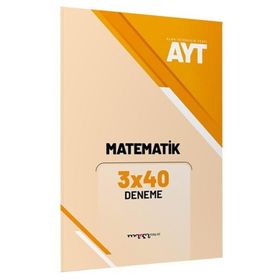2023 AYT Matematik 3x40 Deneme Marka Yayınları