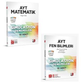 2023 AYT Matematik - AYT Fen Bilimleri AYT Simülasyon Deneme Seti 3D Yayınları