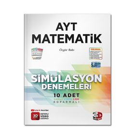 2023 AYT Matematik - AYT Fen Bilimleri AYT Simülasyon Deneme Seti 3D Yayınları