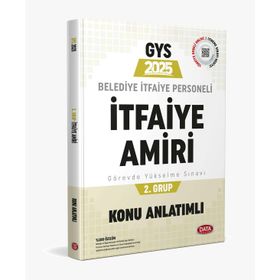 2023 Belediye İtfaiye Personeli İtfaiye Amiri 2. Grup GYS Konu Anlatımlı - Data Yayınları