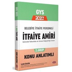 2023 Belediye İtfaiye Personeli İtfaiye Amiri 2. Grup GYS Konu Anlatımlı - Data Yayınları
