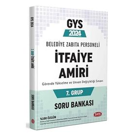 2023 Belediye İtfaiye Personeli İtfaiye Amiri 2. Grup GYS Soru Bankası - Data Yayınları
