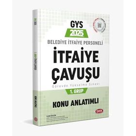 2023 Belediye İtfaiye Personeli İtfaiye Çavuşu 1. Grup GYS Konu Anlatımlı - Data Yayınları