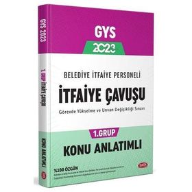 2023 Belediye İtfaiye Personeli İtfaiye Çavuşu 1. Grup GYS Konu Anlatımlı - Data Yayınları