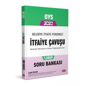 2023 Belediye İtfaiye Personeli İtfaiye Çavuşu 1. Grup GYS Soru Bankası - Data Yayınları