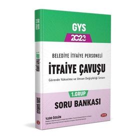 2023 Belediye İtfaiye Personeli İtfaiye Çavuşu 1. Grup GYS Soru Bankası - Data Yayınları