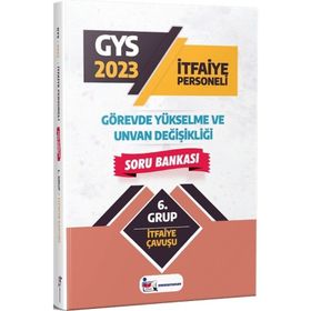2023 Belediye İtfaiye Personeli İtfaiye Çavuşu 1. Grup GYS Soru Bankası - Data Yayınları