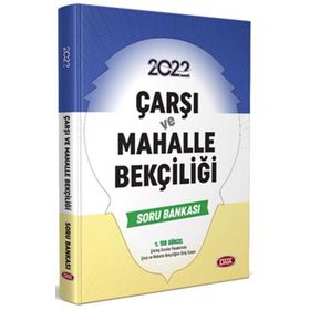 2023 Çarşı ve Mahalle Bekçiliği Soru Bankası - Data Yayınları