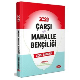 2023 Çarşı ve Mahalle Bekçiliği Soru Bankası - Data Yayınları