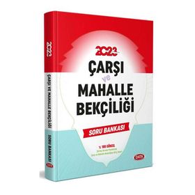 2023 Çarşı ve Mahalle Bekçiliği Soru Bankası - Data Yayınları