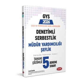 2023 Ceza ve Tevkifevleri Denetimli Serbestlik Müdür Yardımcılığı ve Şeflik GYS Tamamı Çözümlü 5 Deneme - Data Yayınları