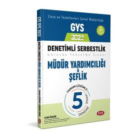 2023 Ceza ve Tevkifevleri Denetimli Serbestlik Müdür Yardımcılığı ve Şeflik GYS Tamamı Çözümlü 5 Deneme - Data Yayınları