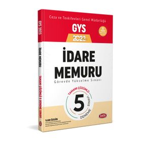 2023 Ceza ve Tevkifevleri İdare Memuru GYS Tamamı Çözümlü 5 Deneme Sınavı - Data Yayınları