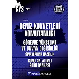 2023 Deniz Kuvvetleri Komutanlığı Görevde Yükselme Konu Anlatımlı Soru Bankası