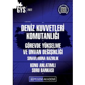 2023 Deniz Kuvvetleri Komutanlığı Görevde Yükselme Konu Anlatımlı Soru Bankası