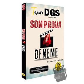 2023 DGS Son Prova 4 Çözümlü Deneme Tasarı Yayıncılık