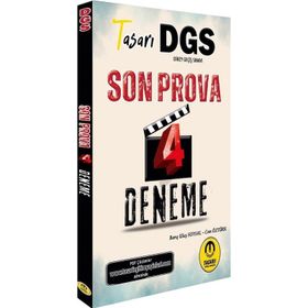 2023 DGS Son Prova 4 Çözümlü Deneme Tasarı Yayıncılık