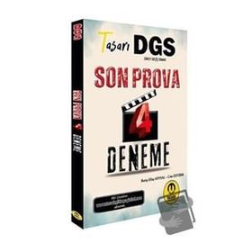 2023 DGS Son Prova 4 Çözümlü Deneme Tasarı Yayıncılık