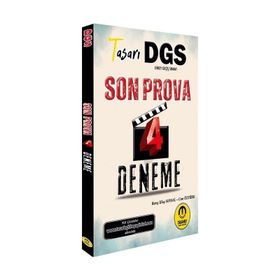 2023 DGS Son Prova 4 Çözümlü Deneme Tasarı Yayıncılık