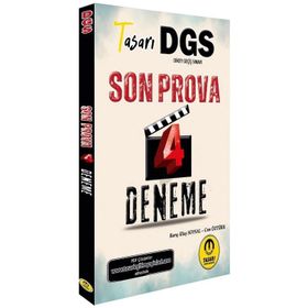 2023 DGS Son Prova 4 Çözümlü Deneme Tasarı Yayıncılık