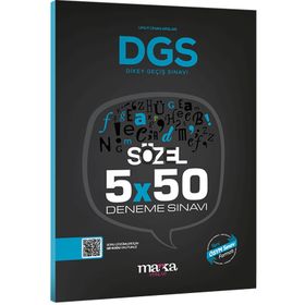 2023 DGS Sözel 5x50 Deneme - Marka Yayınları