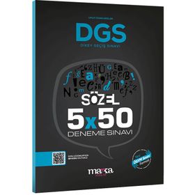 2023 DGS Sözel 5x50 Deneme - Marka Yayınları