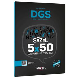 2023 DGS Sözel 5x50 Deneme - Marka Yayınları