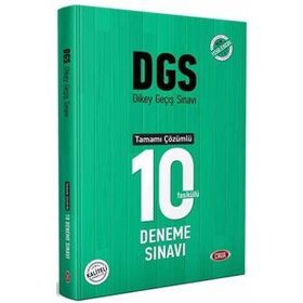 2023 DGS Tamamı Çözümlü 10 Deneme Sınavı - Data Yayınları