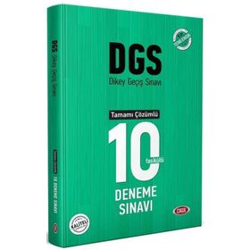 2023 DGS Tamamı Çözümlü 10 Deneme Sınavı - Data Yayınları