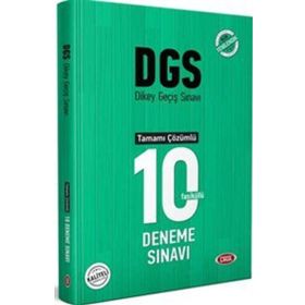 2023 DGS Tamamı Çözümlü 10 Deneme Sınavı - Data Yayınları