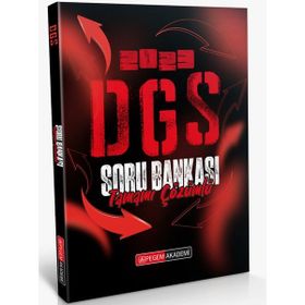 2023 Dgs Tamamı Çözümlü Soru Bankası Pegem Akademi