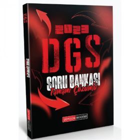 2023 Dgs Tamamı Çözümlü Soru Bankası Pegem Akademi